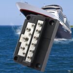 Barra de distribución RV 12PIN 100A 32V Barra de cableado de barra de cobre de alta corriente, AOA1903
