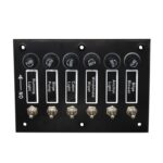 Modificación marina del panel de interruptores AOS3045, cada uno con protección de fusible independiente, 6 Groups Shake Switch