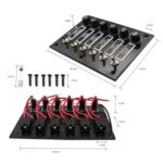 Modificación marina del panel de interruptores AOS3045, cada uno con protección de fusible independiente, 6 Groups Shake Switch - Imagen 2