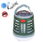 E-SMARTER con Bluetooth Audio Carga USB Iluminación Trampa para mosquitos, W881 Green With Bluetooth Audio