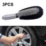 3 cepillos para neumáticos de coche, alfombras, almohadillas para pies, estilo:, DM-118 Double Twisted Wire Brush