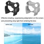 Sunnylife MM3-ZG406 Lens Hood Gimbal Protection Antideslumbrante Sunshade Cover para DJI Mini3 Pro, Negro, Gris - Imagen 4