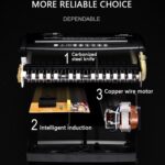 RAYSON A606B 10L A4 Small Mini Office Shredder Trituradora de tira eléctrica, enchufe de la UE - Imagen 3