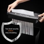 RAYSON A606B 10L A4 Small Mini Office Shredder Trituradora de tira eléctrica, enchufe de la UE - Imagen 4