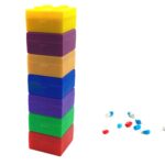 SD-J-406 Caja de pastillas de plástico desmontable con compartimento colorido portátil de 28 rejillas