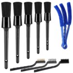 9 PCS / Set Car Interior Outlet Cepillo de aire acondicionado Detalles Cepillo de limpieza, 9pcs / set Cleaning Brush