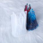 Molde de silicona D581 DIY Crystal Drops 3D Castle - Imagen 3