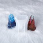 Molde de silicona D581 DIY Crystal Drops 3D Castle - Imagen 5