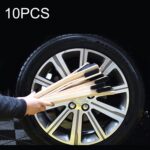 10 Uds cepillo de limpieza de motor de coche cepillo de cerdas de mango largo para neumáticos, 10pcs Bristle Tire Brush