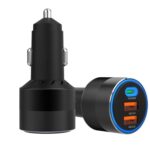 Cargador de teléfono para automóvil ignífugo multifuncional IBD353, 2UC 66W