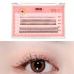 BQI B7229 Pestañas postizas delgadas tridimensionales de rizado natural ligero, estilo:, Type A+Fishtail+Undercib (200PCS)