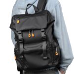 WEIXIER B1862 Hombres Negocios Ocio Gran capacidad Bolsa de viaje Mochila para computadora, B1862 Grey - Imagen 6