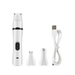 Afeitadora eléctrica USB para mascotas, cortadora de pelo para perros, pulidora de uñas