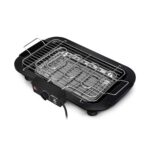 Parrilla eléctrica para barbacoa de 1800W para el hogar, enchufe de la UE, EU Plug Black