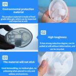 Molde de epoxi de cristal D263 DIY, cubo de sujeción, espejo de conejo, molde de mesa - Imagen 4