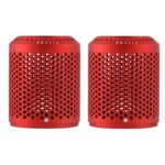 2 filtros de polvo de cubierta exterior para secador de pelo Dyson HD01/HD03/HD08, Outer Filter Cover Red