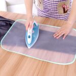 Almohadilla de malla de aislamiento de plancha de vapor de alta temperatura de 10 piezas, entrega de color aleatorio, 35x50cm