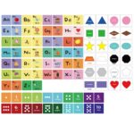Reconocer las tarjetas gráficas del alfabeto en color Tarjeta de dados