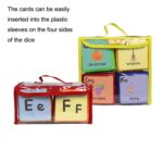 Reconocer las tarjetas gráficas del alfabeto en color Tarjeta de dados - Imagen 3