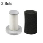 2 juegos de accesorios de filtro de esponja para aspiradoras Delmar DX700