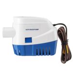 Bomba de sentina automática, bomba eléctrica de agua sumergible para yate, barco marino, 600GPH-12V Blue