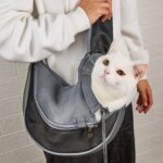 Bolsa para mascotas Correa de hombro ensanchada Bolsa de mensajero transpirable para gatos, tamaño:, Small - Imagen 2