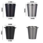 Aparato de cabeza de elaboración de tamiz de taza de polvo de máquina de café, Dark Black (51mm) - Imagen 2