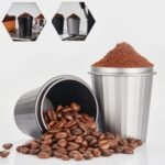 Aparato de cabeza de elaboración de tamiz de taza de polvo de máquina de café, Dark Black (51mm) - Imagen 4
