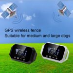 Dog Trainer Electronic Fence Smart GPS Wireless Bark Stop, White - Imagen 4