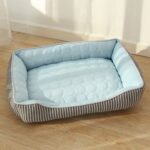 Summer Cold Feeling Dog Cat Kennel Ice Silk Cool Den,Tamaño:, M