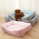 Summer Cold Feeling Dog Cat Kennel Ice Silk Cool Den,Tamaño:, L - Imagen 2