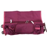 Bolsa colgante trasera para cochecito de bebé, bolsa para taza de biberón, Red