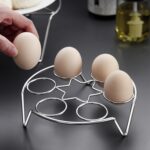 2 estantes para huevos al vapor de acero inoxidable para cocina, estilo:, 4.0 Line Short Feet - Imagen 2