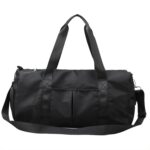 20200 Bolsa de mensajero de fitness deportiva impermeable de gran capacidad, tamaño:, L (Black)