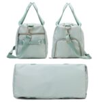 20200 Bolsa de mensajero de fitness deportiva impermeable de gran capacidad, tamaño:, L (Black) - Imagen 3