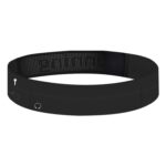 Riñonera para correr Invisible para maratón al aire libre Cinturón de almacenamiento para teléfono, Black