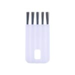 Cepillo de limpieza de grietas de ranura flexible multifuncional para el hogar de 2 piezas, Blanco, Gris