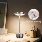 Lámpara de escritorio recargable Lámpara de escritorio extraíble Bar Atmósfera Luz nocturna, Oro, Plata, Negro - Imagen 3