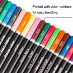 Juego de lápices de colores para bocetos Kit de dibujo para estudiantes de arte, 51pcs/set - Imagen 4