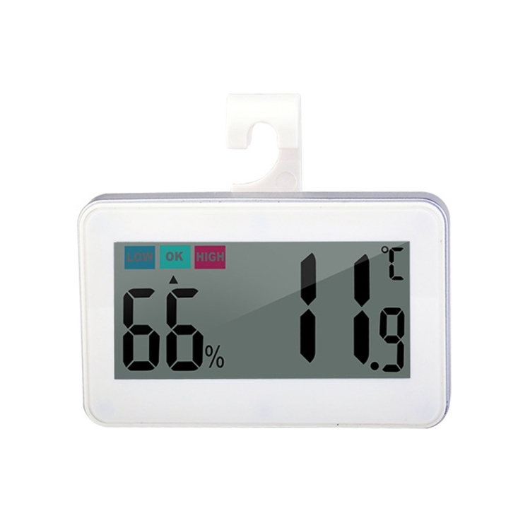 TBD0602785501A.jpg HT-6S Mini termómetro casero con pantalla digital a color de temperatura y humedad de electrones para interiores, Temperature And Humidity White - Imagen 1