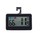 HT-6S Mini termómetro casero con pantalla digital a color de temperatura y humedad de electrones para interiores, Temperature And Humidity Black