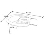Cuidado del cabello del lavabo del champú reclinable para embarazadas y ancianos del hogar, Black+Drain Pocket - Imagen 3