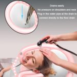 Cuidado del cabello del lavabo del champú reclinable para embarazadas y ancianos del hogar, Black+Drain Pocket - Imagen 4