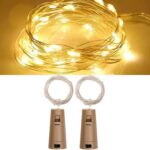 2 luces LED decorativas de Navidad con corcho de vino, especificaciones:, 1m 10 lights