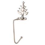 2 PCS D1013 Gancho decorativo de Navidad Colgador de Navidad de dibujos animados, Especificaciones:, Silver Tree