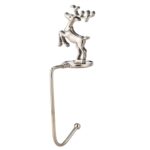 2 PCS D1013 Gancho decorativo de Navidad Colgador de Navidad de dibujos animados, Especificaciones:, Silver Deer