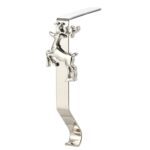 2 PCS D990 Gancho decorativo de hierro forjado de dibujos animados de Navidad