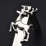 2 PCS D990 Gancho decorativo de hierro forjado de dibujos animados de Navidad - Imagen 4