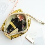 Bolsa de almacenamiento portátil para cosméticos de anís con lentejuelas de viaje, Rojo, Negro, Rosado, Roja de rosa, Royal Blue, Oro, Oro de rosa - Imagen 4
