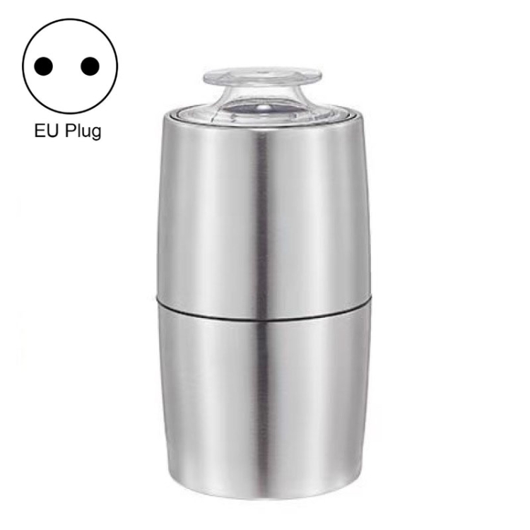 TBD0602797504.jpg Molinillo eléctrico doméstico Mezclador de granos de café, estilo:, Stainless Steel Shell 50g EU Plug - Imagen 1